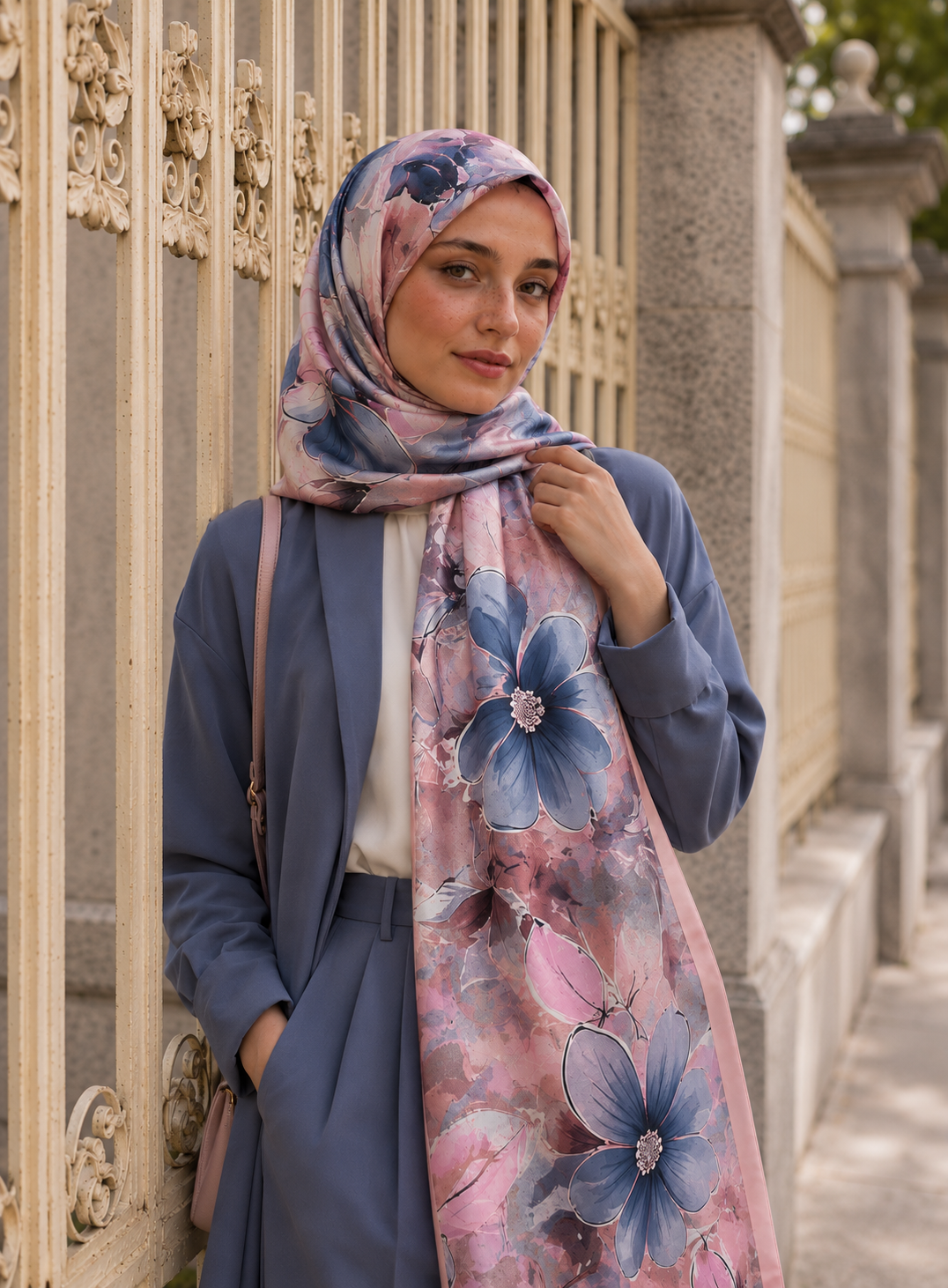 Riva Pamuk Şal FLower