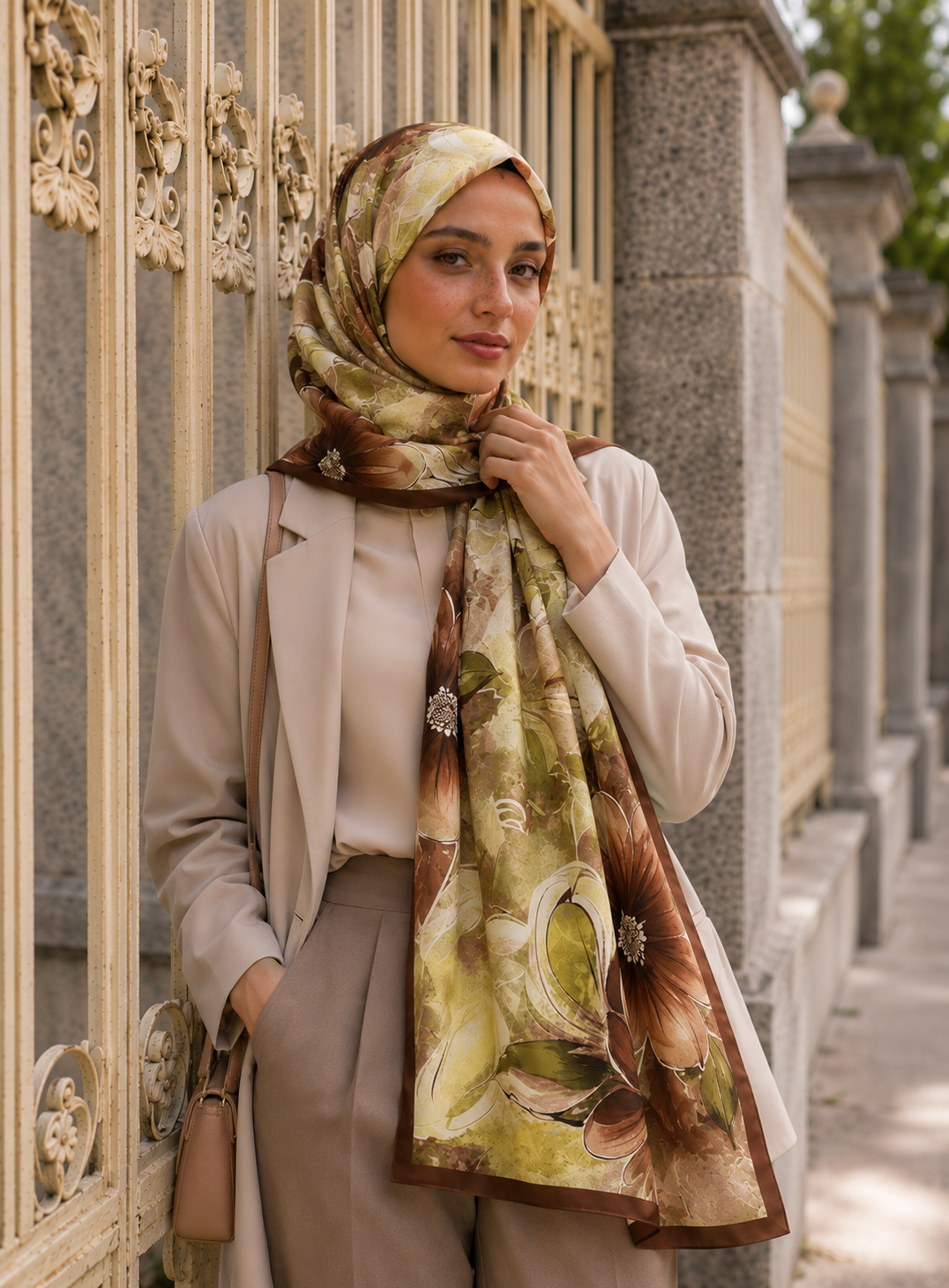 Riva Pamuk Şal Flower