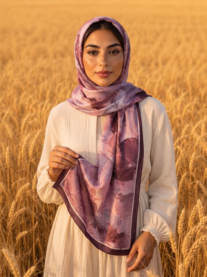 Riva Pamuk Şal Hera Model