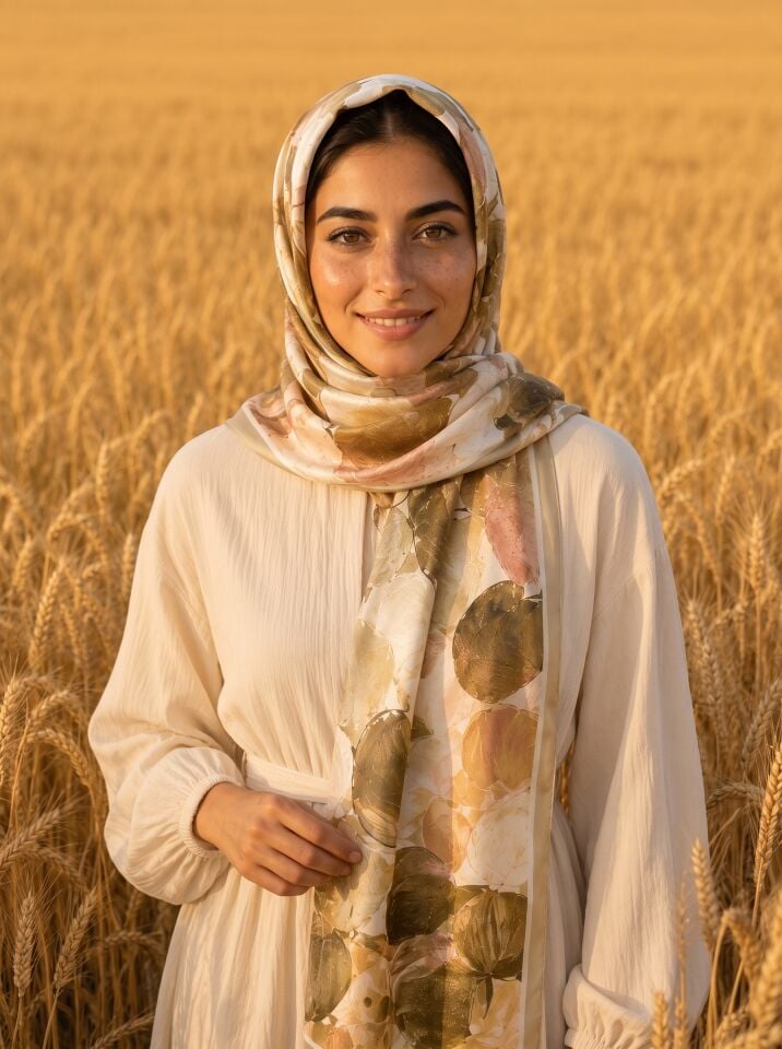 Riva Pamuk Şal Hera Model