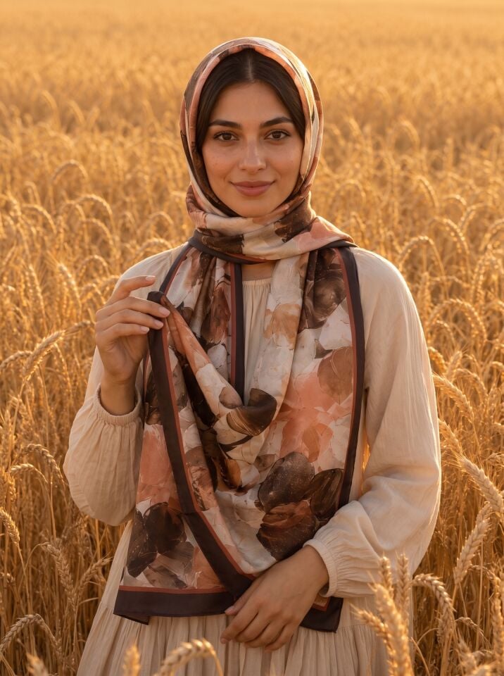 Riva Pamuk Şal Hera Model