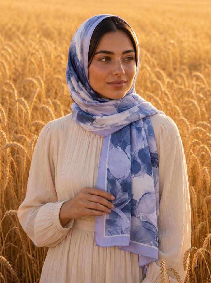 Riva Pamuk Şal Hera Model