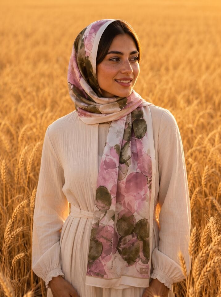 Riva Pamuk Şal Hera Model